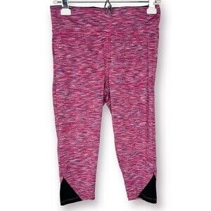 Beverly Hills Polo Club Womens Size Small Stretch Pink Capri Yoga Legging Pants